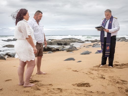 Wedding ceremony by Dr. Gerrit Rademeyer in Limburg