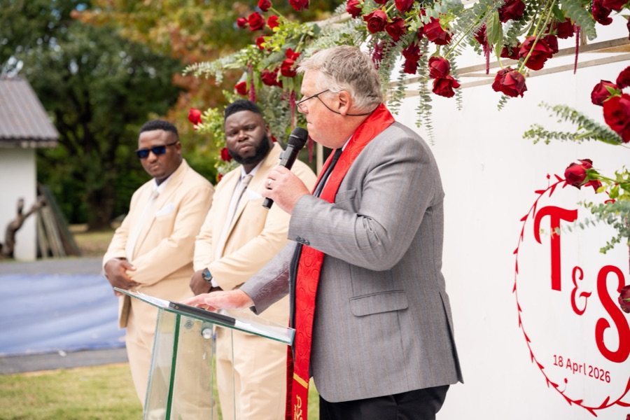 Wedding ceremony by Dr. Gerrit Rademeyer in Limburg